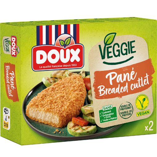 packshot pané Doux Veggie